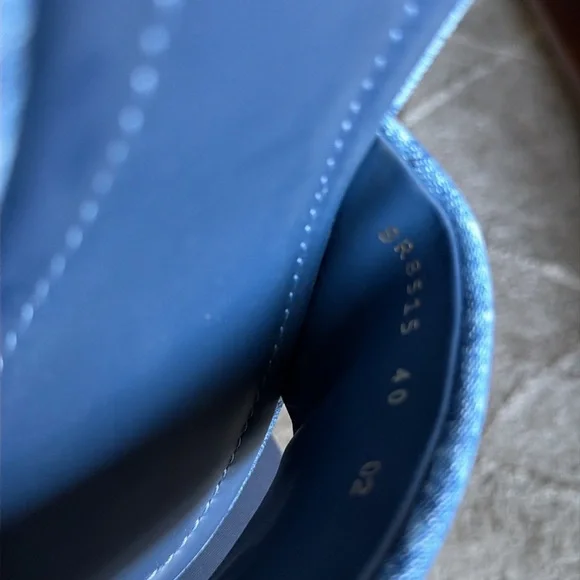 Fendi Blue denim sandals NWT size 40 - Picture 3 of 8